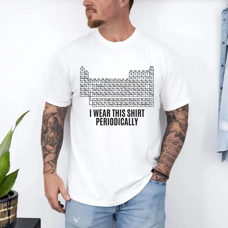Dr Grace's Periodic Table Shirt Project Hail Mary Tshirt Jazz Hands I Wear This Shirt Periodically Funny Amaze Graphic T Shirts