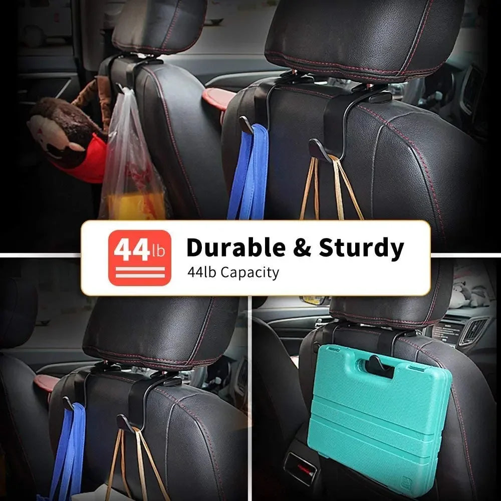 Car Seat Back Hook Universal Headrest Hook Car Accessories Interior Organizer Hanger Holder Storage For Car Bag Handbag Purse