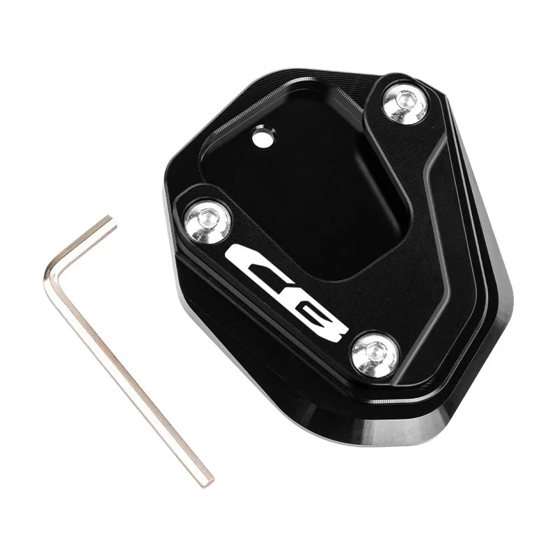 Motorcycle Foot Side Stand Extension Plate Kickstand Pad For HONDA CB500X CB650R CB500F CB125R CB300R 400X CBR650R 650F CBR500R