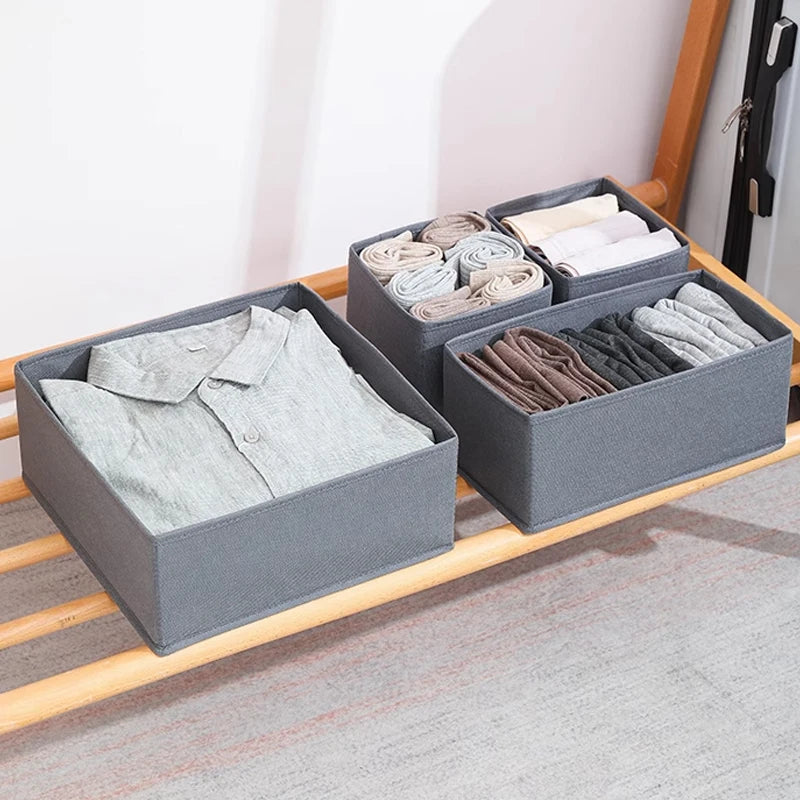 Cabinets Underwear Organizers Baby Drawers Organizer Wardrobe Clothes Organizer For Underwear Socks Pants Foldable Storage Box