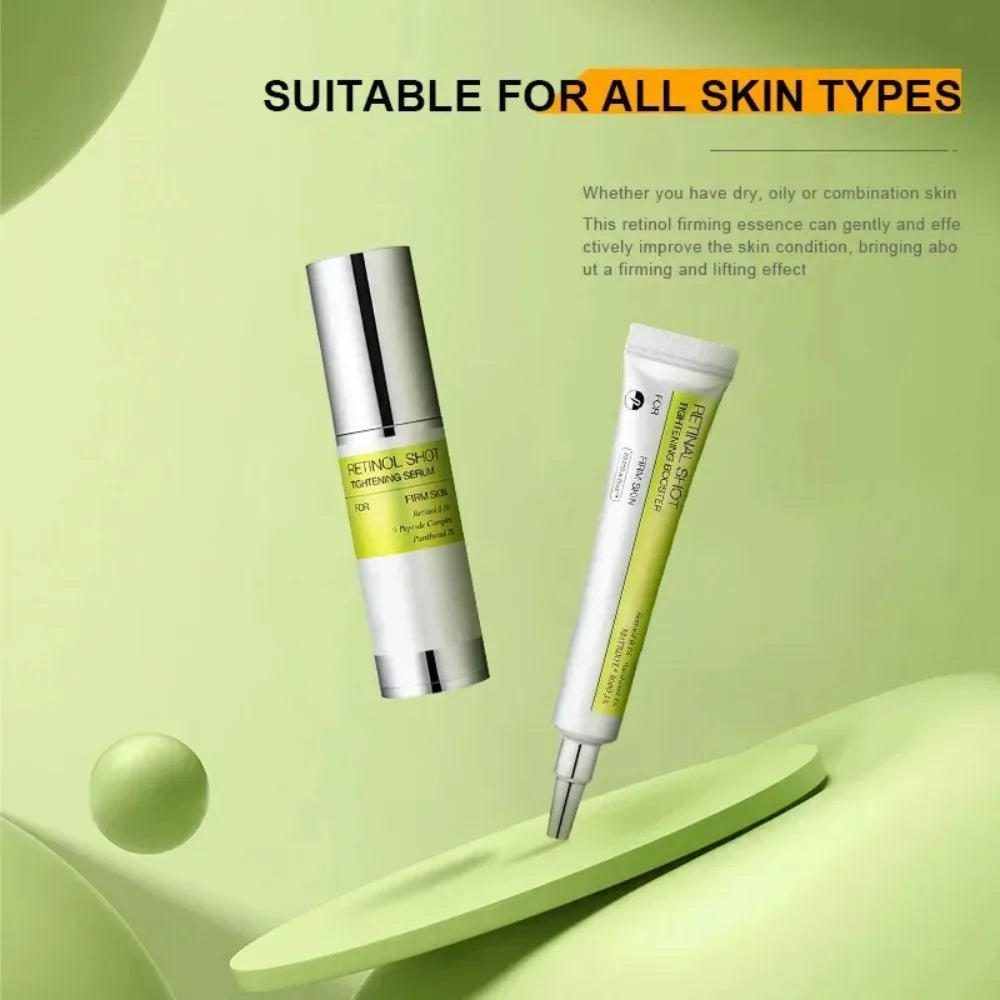 Retinol Shot Anti-Wrinkle Face Serum: Tightening Lifting, Fades Fine Lines, Shrinks Pores, Moisturizing Firming Skin Care 2025