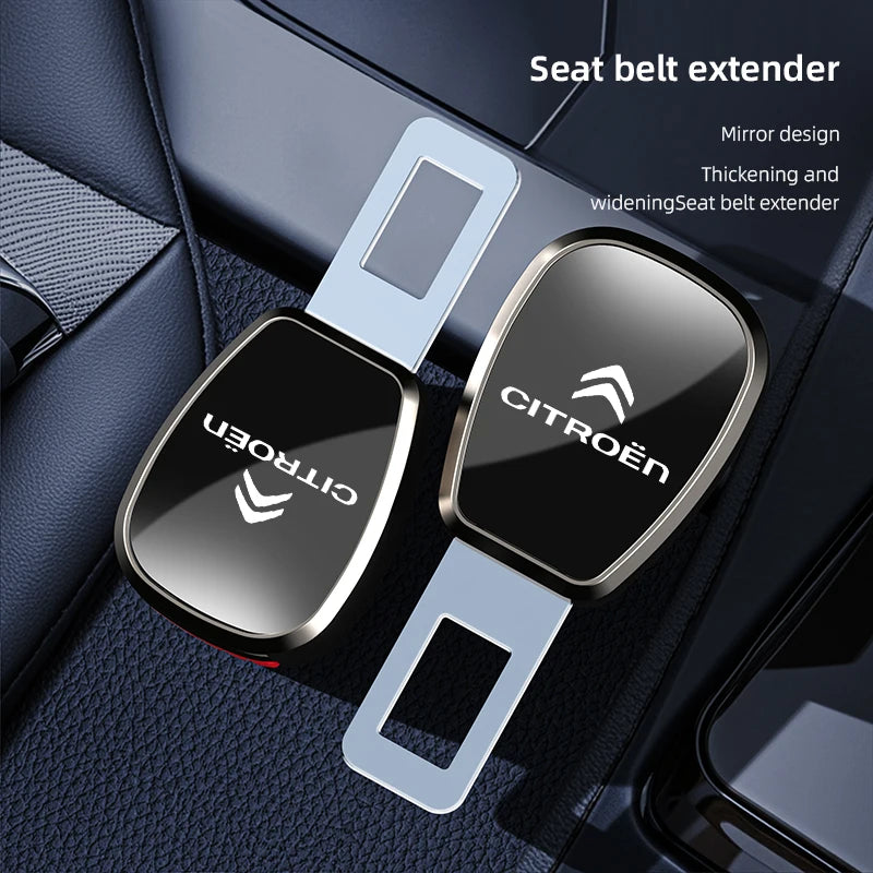Car Seat Belt Clamp Extender Safety Belt Buckle Car seat belt extender for Citroen C4 C3 C2 C1 C5 DS3 headrest Accessories