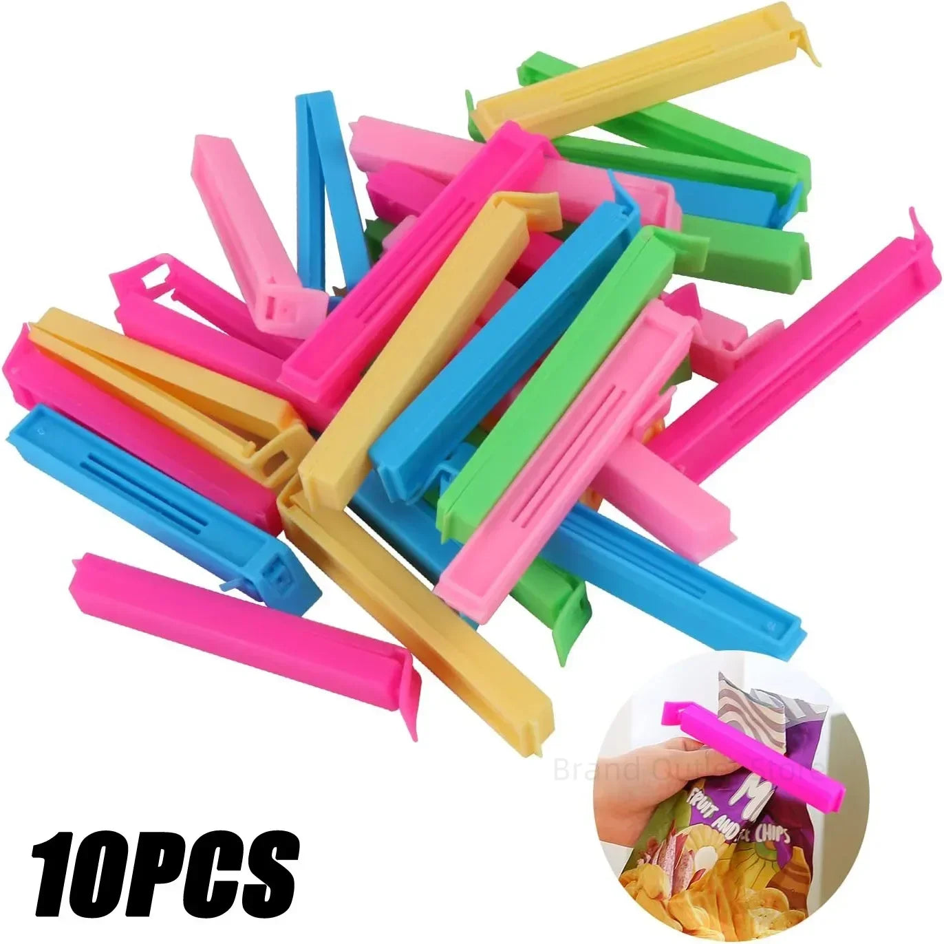 5/20PCS Portable Kitchen Storage Food Snack Seal Sealing Bag Clips Sealer Clamp Plastic Tool Kitchen Accessories Food Bag Clips