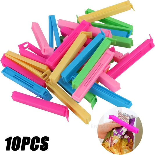 5/20PCS Portable Kitchen Storage Food Snack Seal Sealing Bag Clips Sealer Clamp Plastic Tool Kitchen Accessories Food Bag Clips