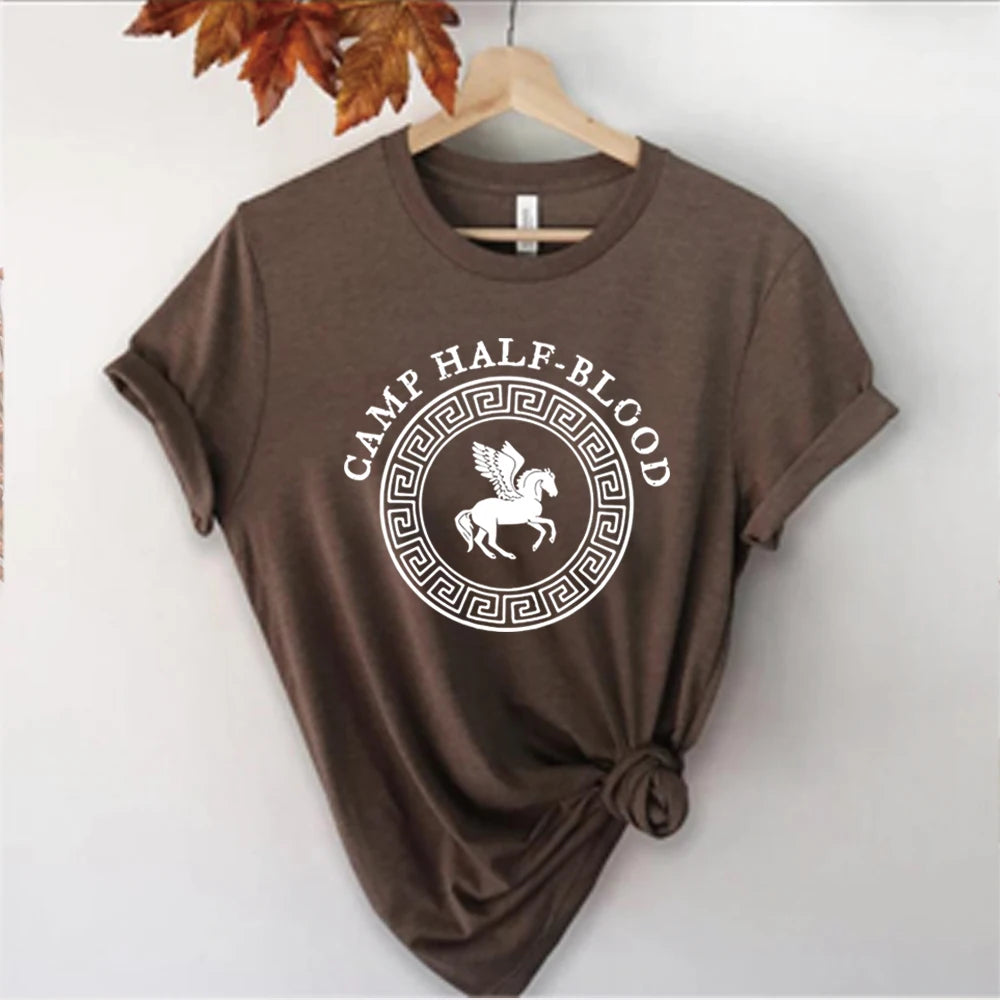 Camp Jupiter T-Shirt Camp Half-Blood Shirt Percy Jackson Shirtsc Unisex Graphic T Shirts Gothic Short Sleeves Tops Harajuku Top