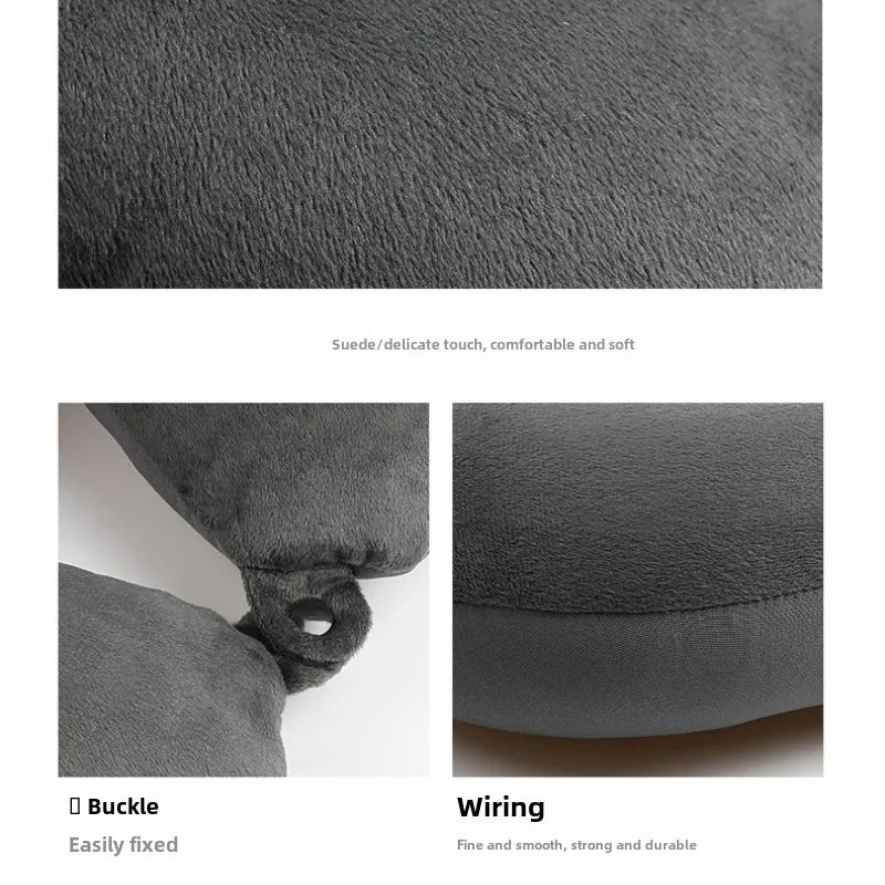 1PC Car Neck Pillow Soft Travel Pillow with Foam Particles for Comfort on Airplanes Cars and Home Office Use Stuffed Toy