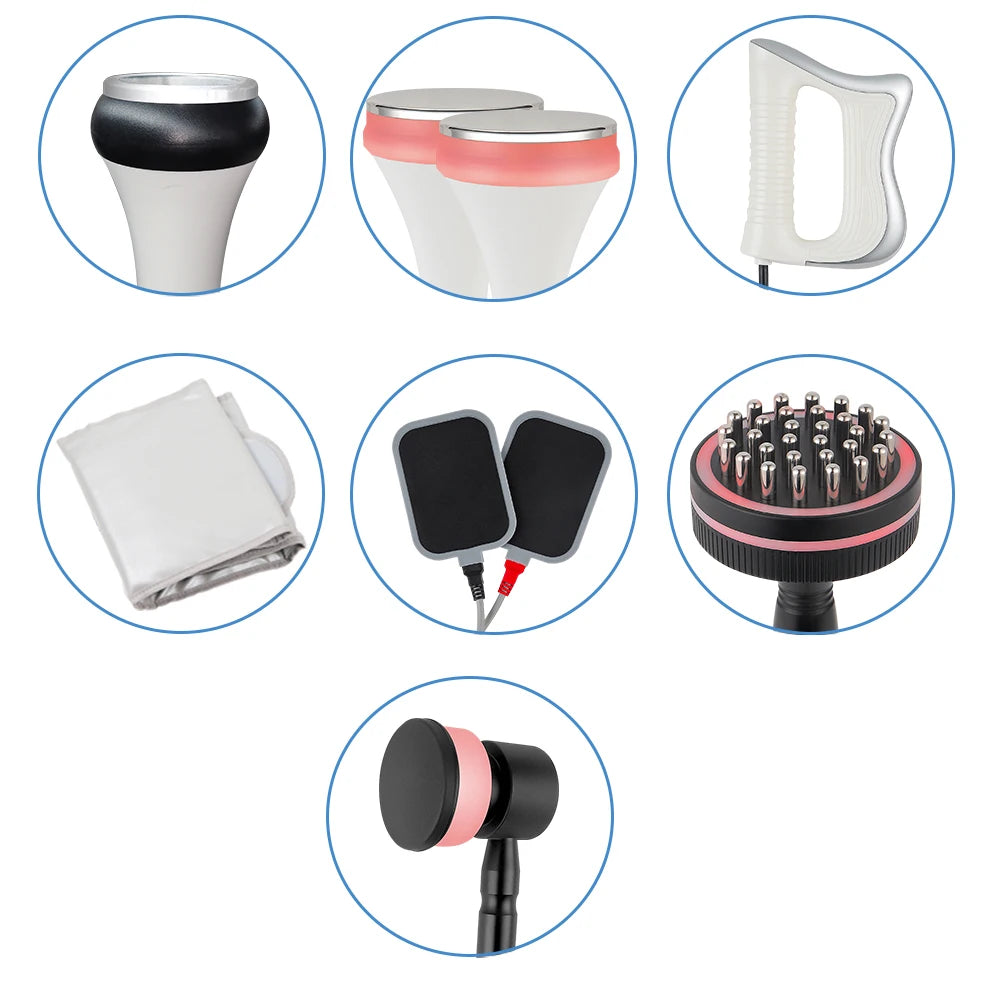 7-in-1 Infrared Vacuum Heating Gua Sha Massager Meridian Body Care Health Tool Relaxing Body Massage