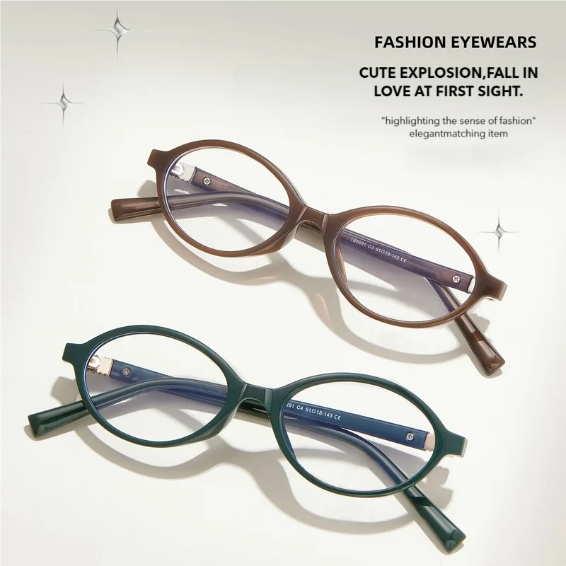 KANSEPT Women's Eyeglass Frame Optical Lenses Grade Glasses Prescription for Eyepieces in Trend Anti-Glare Lenses and Blue Light