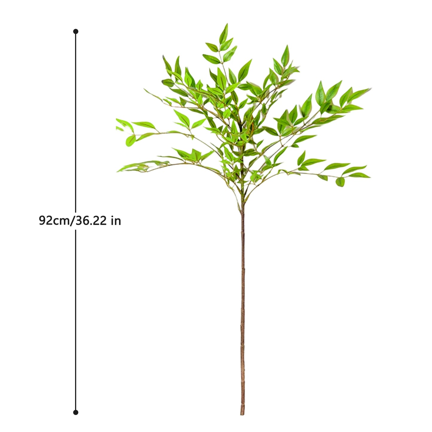 77-135cm (53.1in) Artificial Fiddle Leaf Ficus Fig Plant for Outdoor Courtyard Garden Balcony Indoor Home and Office Decoration