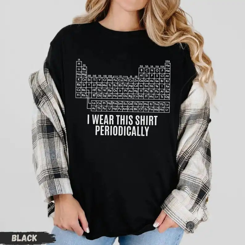Dr Grace's Periodic Table Shirt Project Hail Mary Tshirt Jazz Hands I Wear This Shirt Periodically Funny Amaze Graphic T Shirts