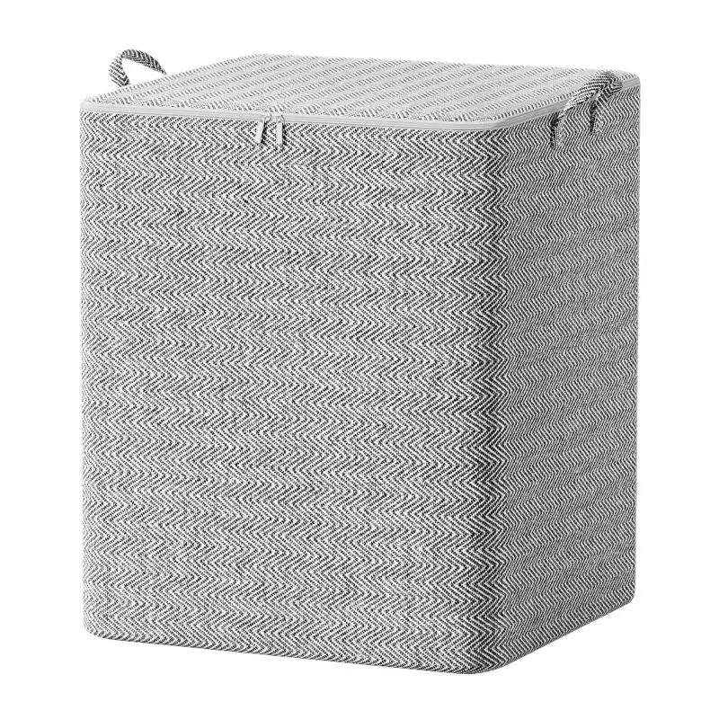 NEW 220L Big Size Clothes Storage Box With Cover Large Laundry Basket Organizer Bag For Baby Foldable