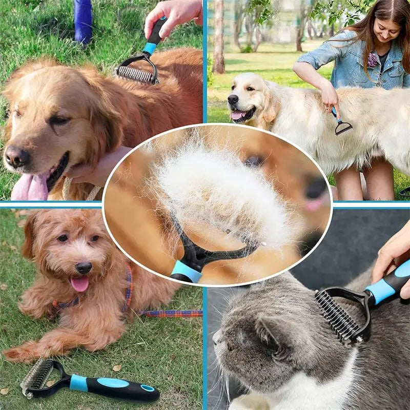 Dog Brush for Pet Hair Remover Grooming Comb - Efficient Hair Removal Tool for Cats And Dogs Pet Hair Brush Accessory