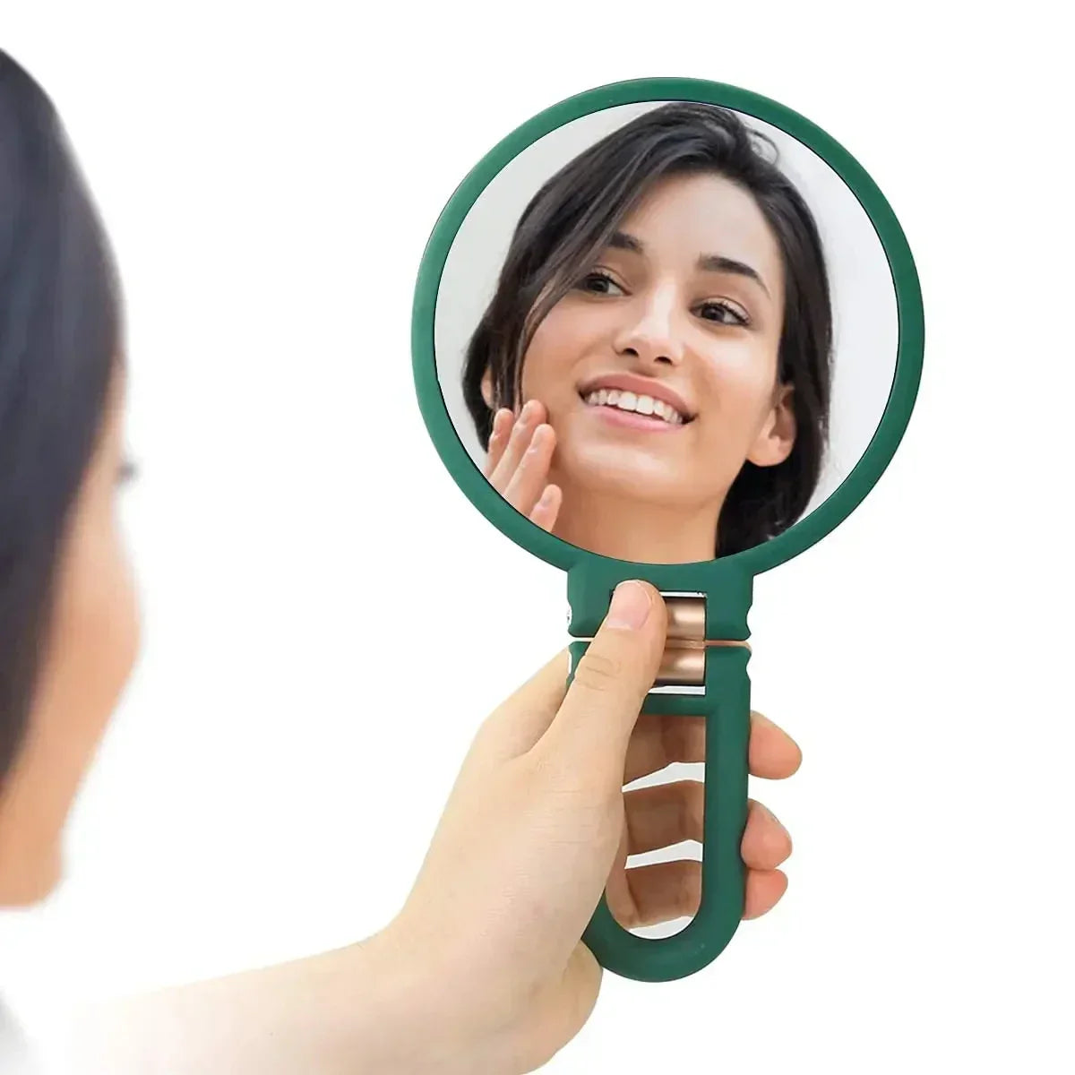 Vintage Double-Sided Magnifying Mirror