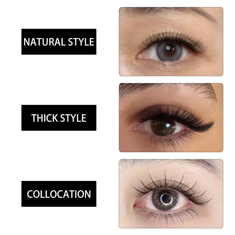 Hot Selling Winky Beauty 0.03/0.05/0.07 C D Curl Easy Fanning Lashes Volume Mega Eyelashes Extension Self Blooming Eyelashes