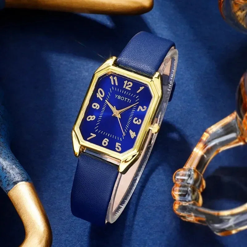Luxury Fashion Square Women's Watches Brand Ladies Quartz