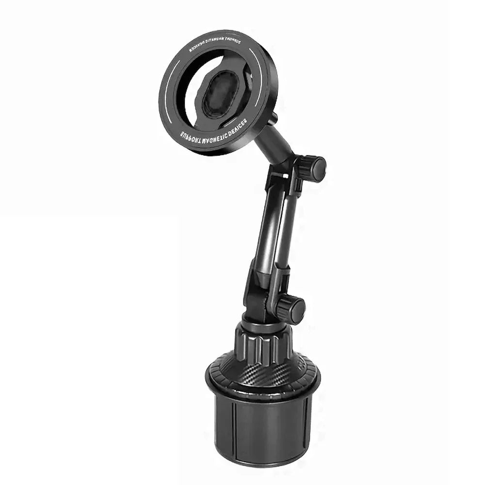 Magnetic Car Phone Mount for Magsafe IPhone 16 15 14 13 12 Samsung Xiaomi 360° Rotation Water Cup Holder Universal Cell Mount