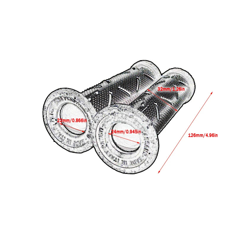 22MM Universal Motorcycle Handlebar Grips FOR YAMAHA MT-07 MT-09 MT-10 MT-03 MT-25 MT 07 09 03 25 Tracer700 XSR700 YZF R7 R25