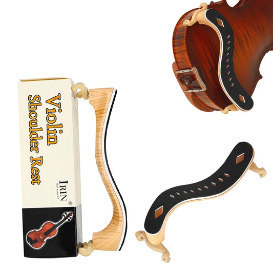 IRIN 4/4 Violin Shoulder Rests Antique Maple Professional Violin Shoulder Rests Free Adjustment Musical  Violin Accessories ﻿