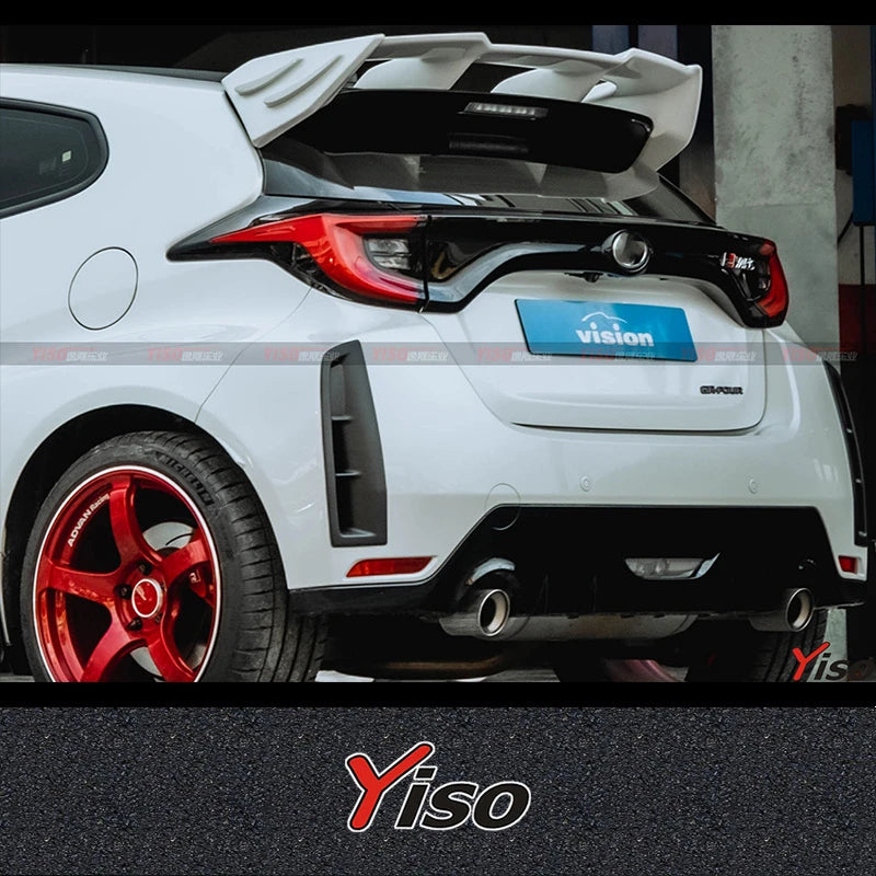 Suitable for GR YARIS MXPA12 TOMS Empennage Rear Wing Modified encirclement Aerodynamic kit Big Wing Carbon Fiber GT Wing