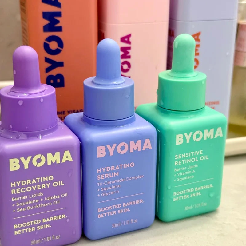 Hydrating Recover Oil Barrier Repair Serum Gentle Barrier Support Moisturizing Gel-Cream & Recovery Oil Skin Care
