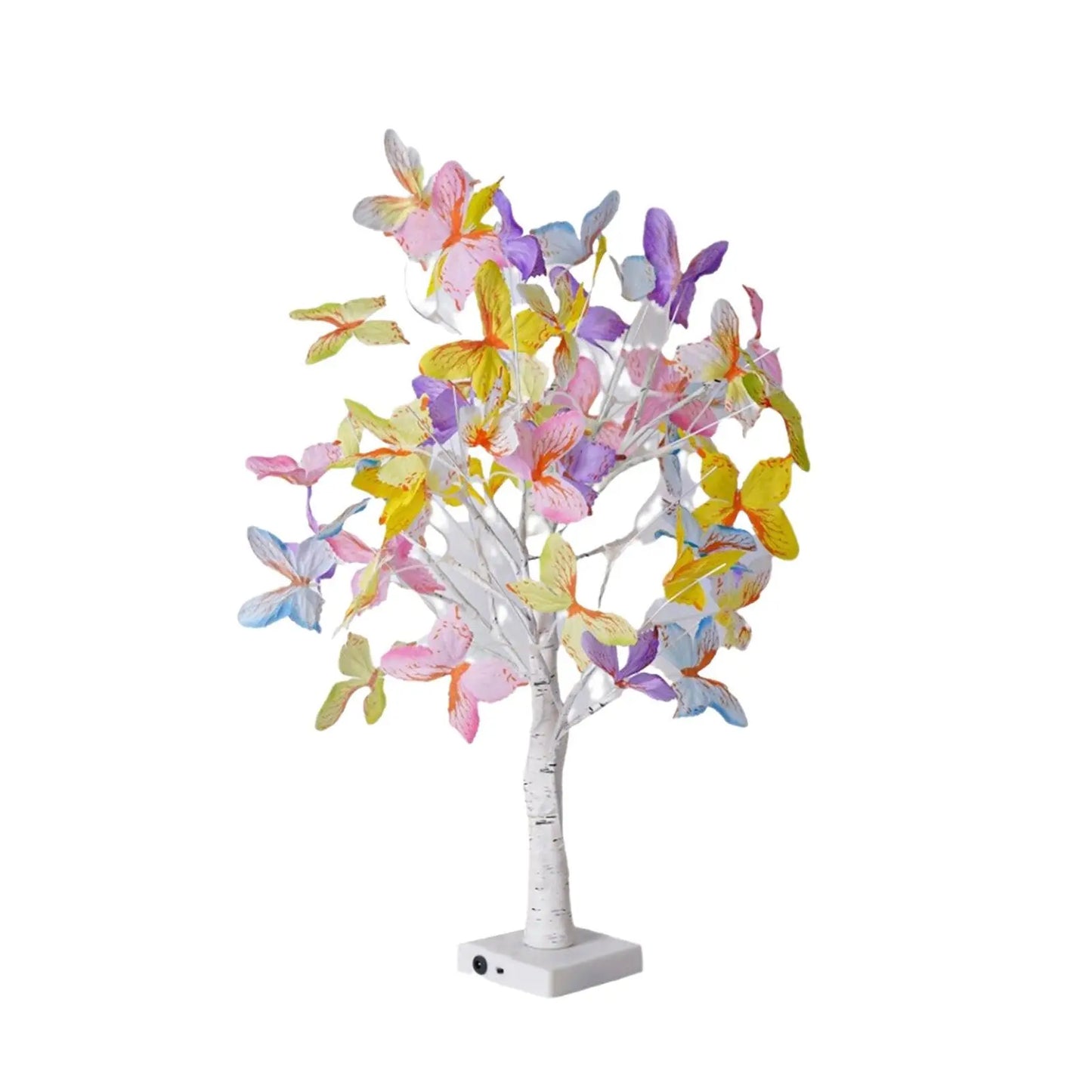 Tabletop Bonsai Tree Lights Butterfly Tree Lamp DIY Decorative LED Night Light for Gift Party Holiday Camping Summer Home Decor