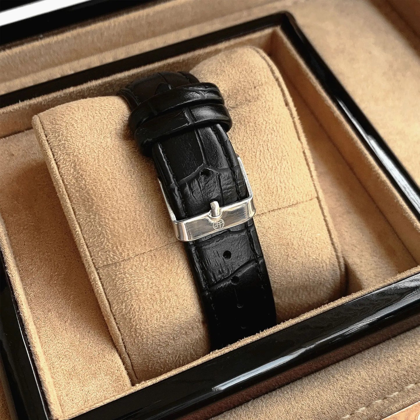Men Watch Business Retro Classic Calendar Luxury Leather Waterproof Male Fashion Quartz Clock Watches with Box and Spare Battery