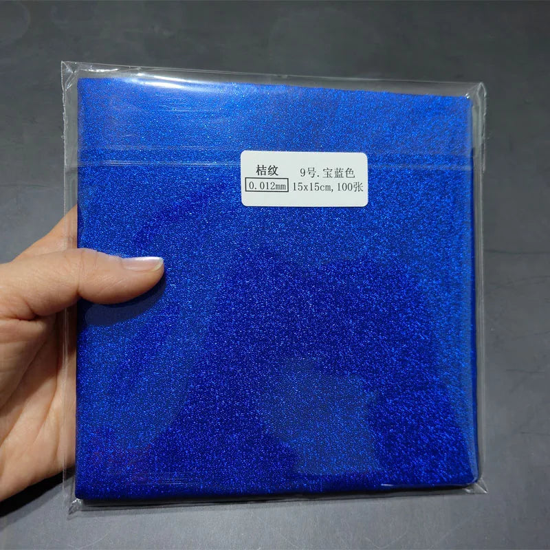 100pcs 15x15cm Gold Silver Pink Blue Purple Peel Aluminum Foil Paper Wedding Chocolate Wrapper Candy Wrapping Pastry Packing Bag