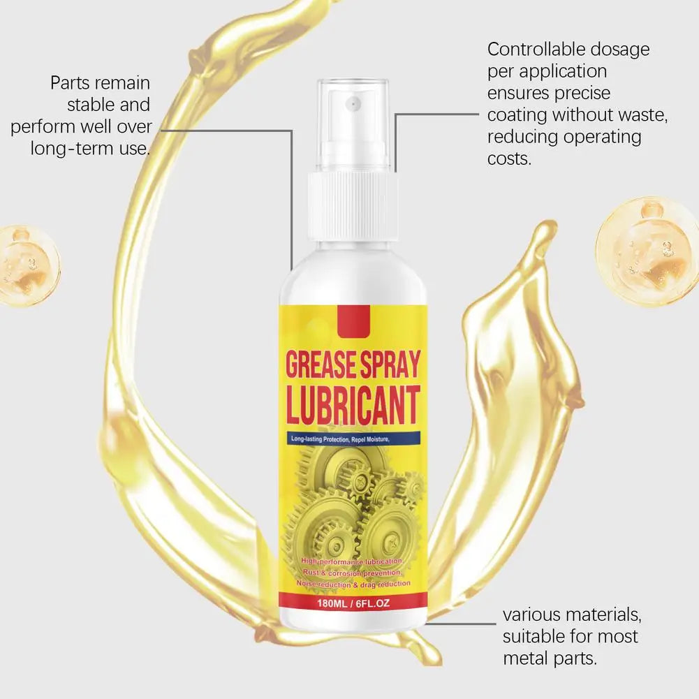 Grease Spray Lubricant Rust And Corrosion Protection Lubricant With Precise Spray For Metal Gears Bolts Mechanical Components