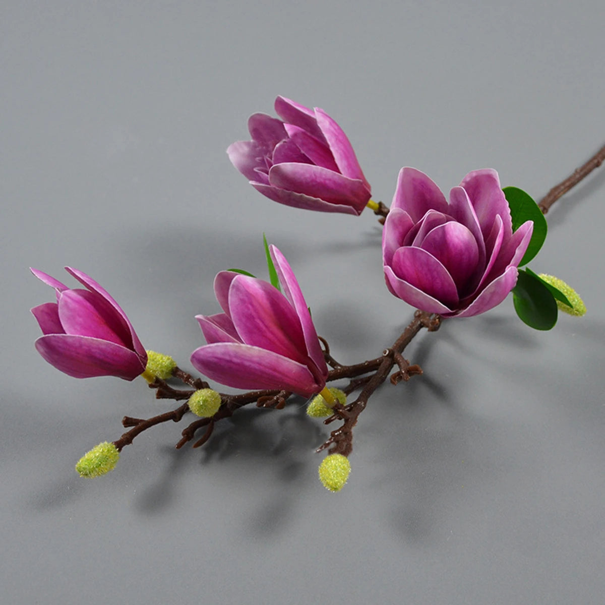 Artificial Flower Silk Magnolia Bouquet Diy Photo Props Wedding bridal bouquet Table Party Vase Home Outdoor Garden Decoration