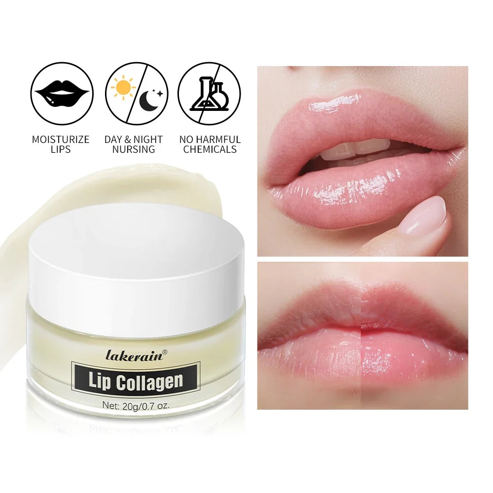 Collagen Lip Mask Moisturizing Hydrating Dry Lips Smooth Fine Lines Increase Lip Vibrancy And strengthen Barrier Lips Skin Care