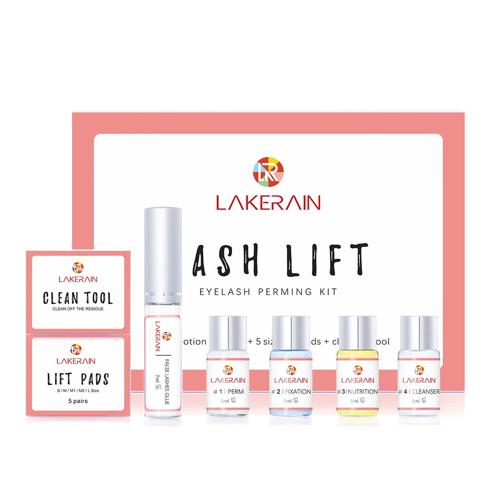 Free Shipping Lash Lift Kit Long Lasting Eyelash Lifting Perming Lotion Fixation Glue Curly Lasher Beauty Salon Home Use Pro Kit