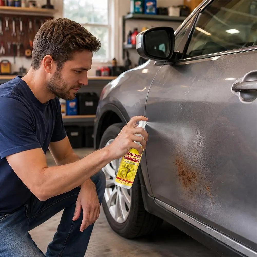 Multi-Use Grease Lubricant Spray Anti-Rust Friction Reducer For Tools Rust Remover Lubricant Spray For Quick Rust Dissolution