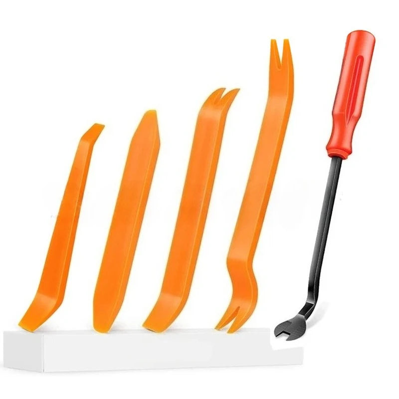 New Car Disassembly Tool With Auto Fastener Clips Mixed Kit Car Body Push Retainer Pin Rivet Bumper Door Trim Panel Fastener Kit