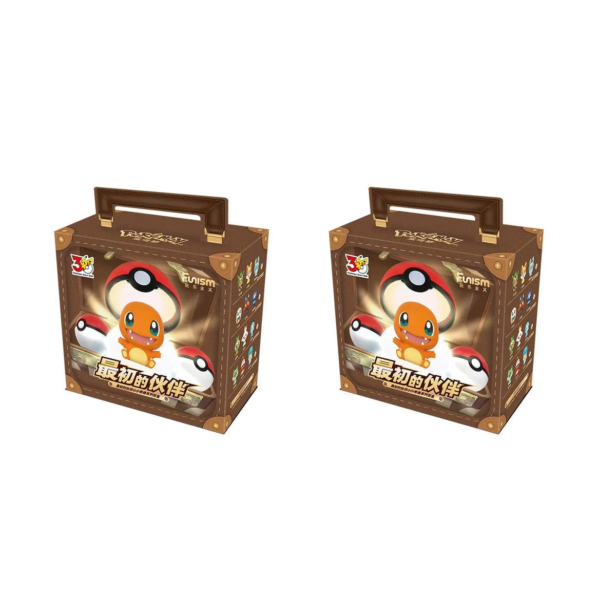 Funism Pokemon 30th Anniversary Original Partners Series Blind Box Charmander Starter Pokemon Ball Charmander Squirtle Figure