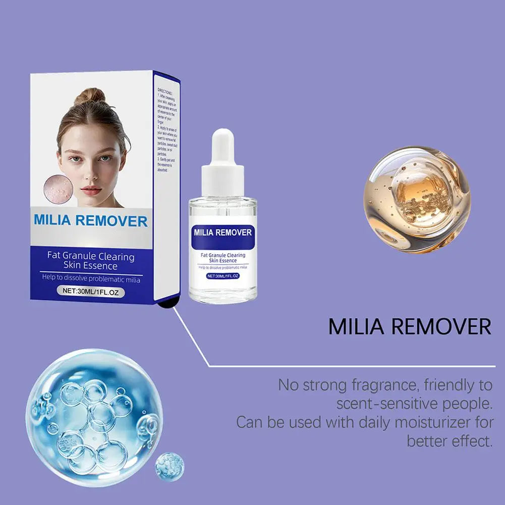 NEW 1/3/5Pcs 30ml Milia Remover Skin Essence for Comfort Gentle Formula Skin Purifying Deep Hydrating Repairing Serum Skin Care
