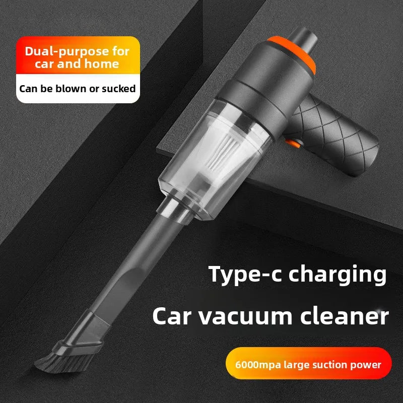 12V Portable Handheld Car Vacuum Cleaner Cordless Powerful Suction Strong High Power Cleaning Tool for Auto Interior