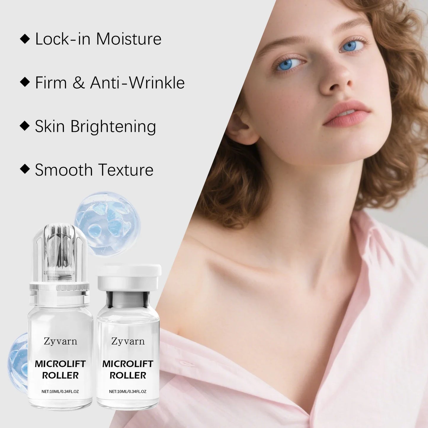 Radiant Flawless Skin Micro Infusion Serum Kit - At Home Facial System Beauty Tool Skin Care for Face | 0.25MM Needle