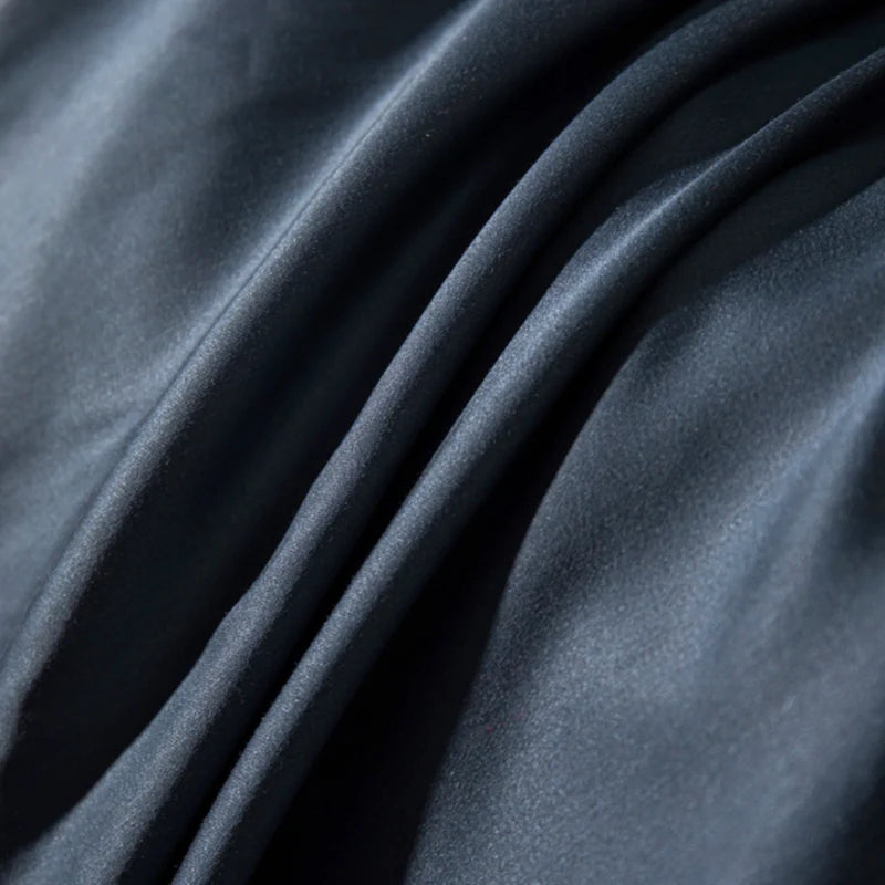 Natural Mulberry Silk Bed Fitted Sheet Deep 25CM Real Silk Mattress Cover Customized Size Luxury High-End Bedding Sheets