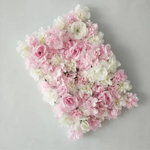 60X40cm Silk Rose Flower Wall Artificial Flowers DIY Wedding Wall Decor Photography Backdrops Hair Salon Background