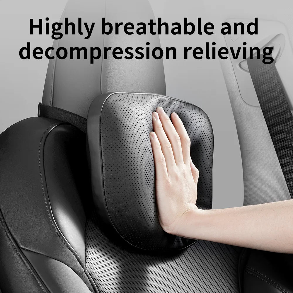 YZ for Tesla Travel Model 3 Y YL Juniper 2021-2026 Neck Pillow Headrest Lumbar Support Breathable Memory Foam Cushion Accessory