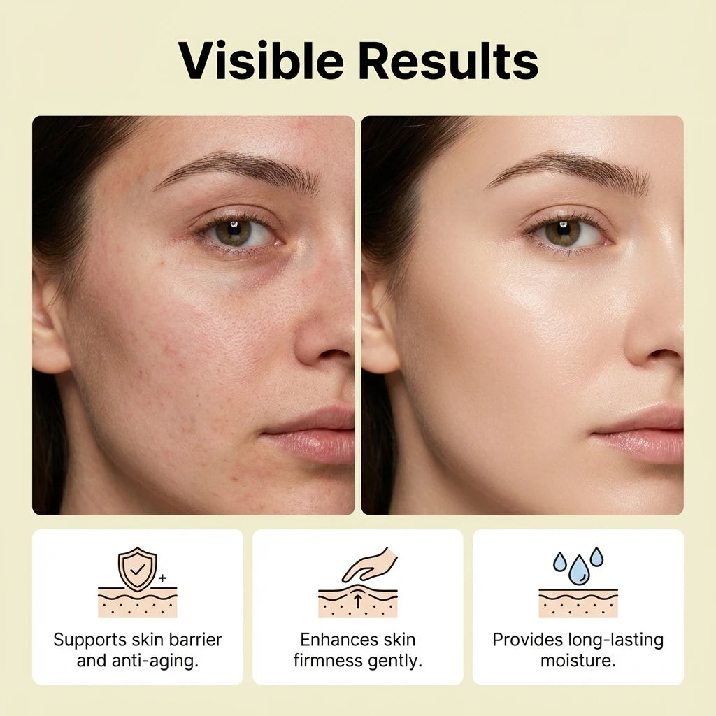 Beef Tallow Nourishing Serum Moisturizing Skin Soothing Glowing Soft Rejuvenation Hydrating Face Serum Anti Wrinkle Daily Care