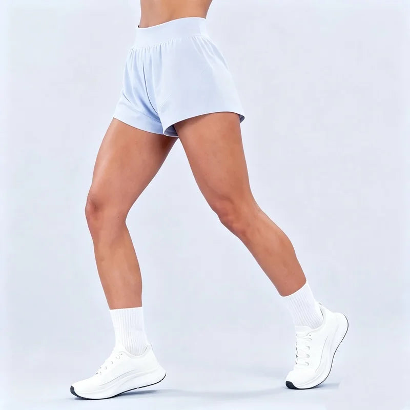 Gym Shorts Women Loose Athletic Shorts Soft Stretchy Breathable Lightweight Bottoms Sports Workout Yoga Training Activewear