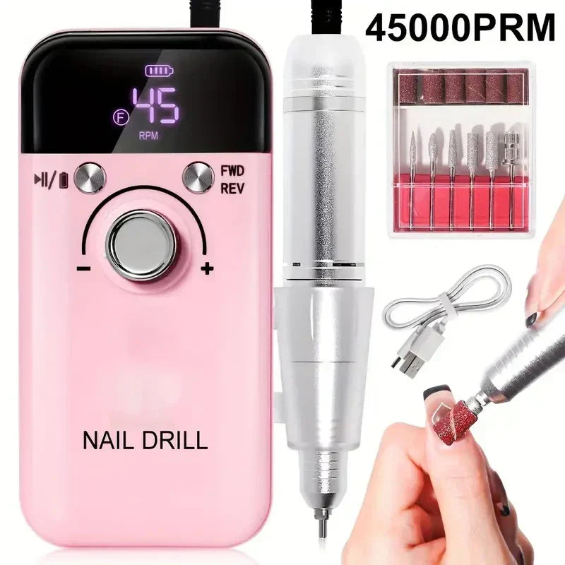 "45000 RPM Electric Nail Drill"
