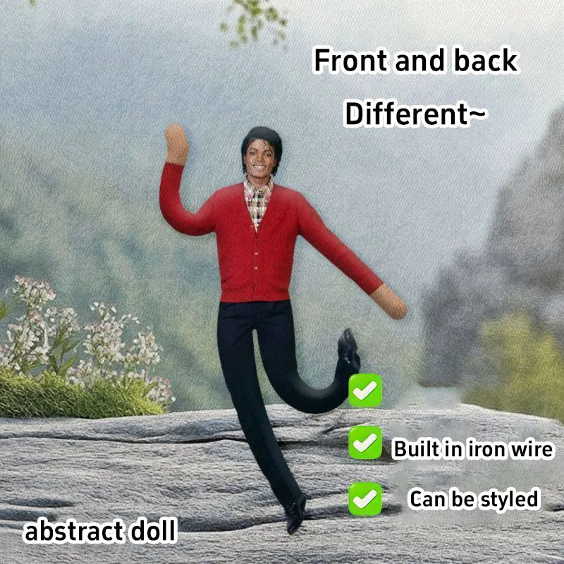 Pop King Michael Jackson Stuffed Doll Flexibly Movable Joints Handwoven Toys  For Fan Gifts For Home Decoration 2026 New Gifts