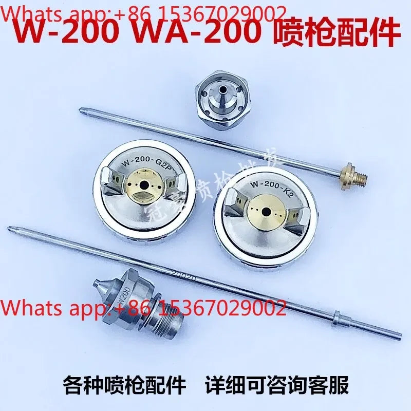 WA-200 Automatic spray gun accessories W-200-G2P/K2/R2/W1/W2/30/40 atomizing cap w200 needle nozzle