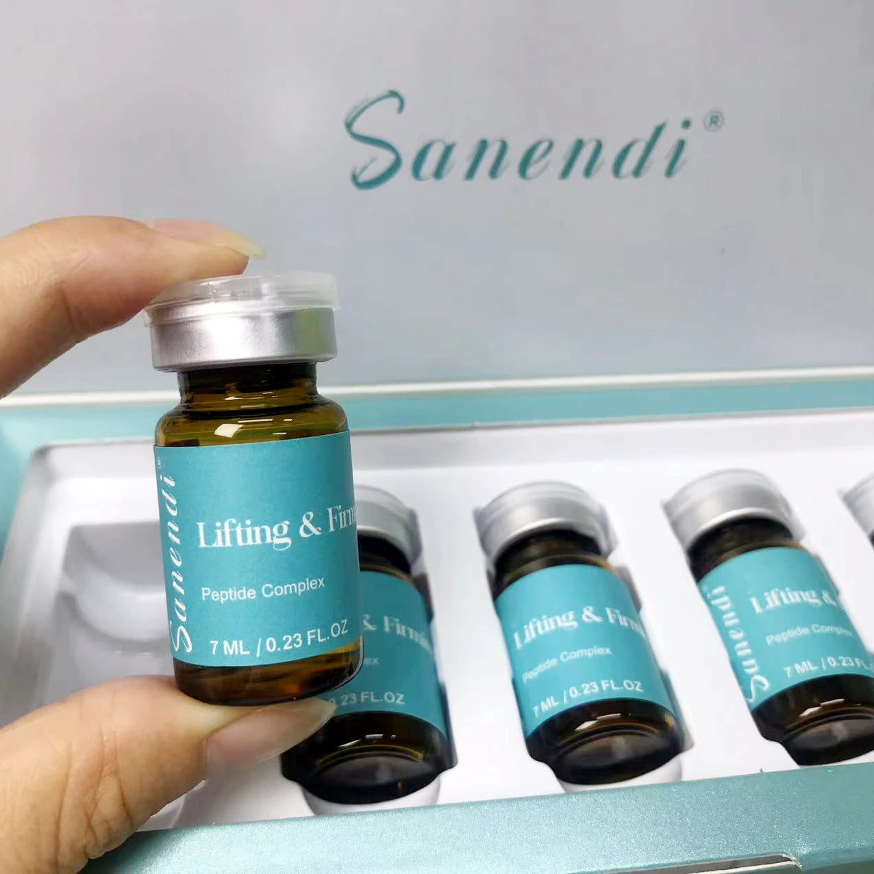 Sanendi Hyaluronic Acid Skin Care Serum pdrnn gsh Vita C Collagen Essence Hydrating Moisturizing Korean Face Care Beauty Product