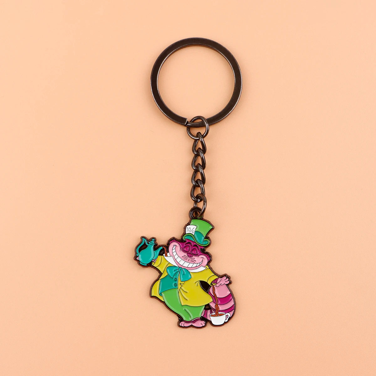 Classic Cartoon Metal Keychain Motorcycle Cars Key Chain Backpack Men Women Accessories Fashion Keyring Gifts for Friend