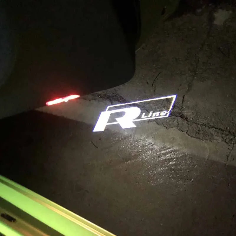 Hot Sale LED Car Door Logo Projector Light Accessories for VW R Golf 5 6 7 GTI GTD GTE CC Passat B6 B7 B8 B9 C6 C7 C8 Tiguan