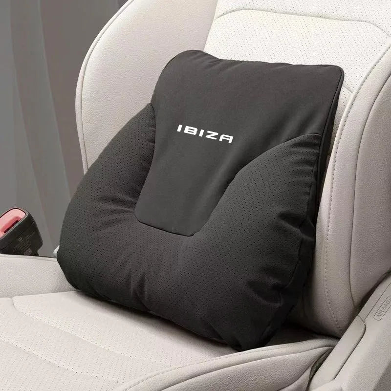 For SEAT IBIZA FR Car Headrest Neck Support Seat Lumbar Cushion Soft Neck Pillow Automobile interior Accessories