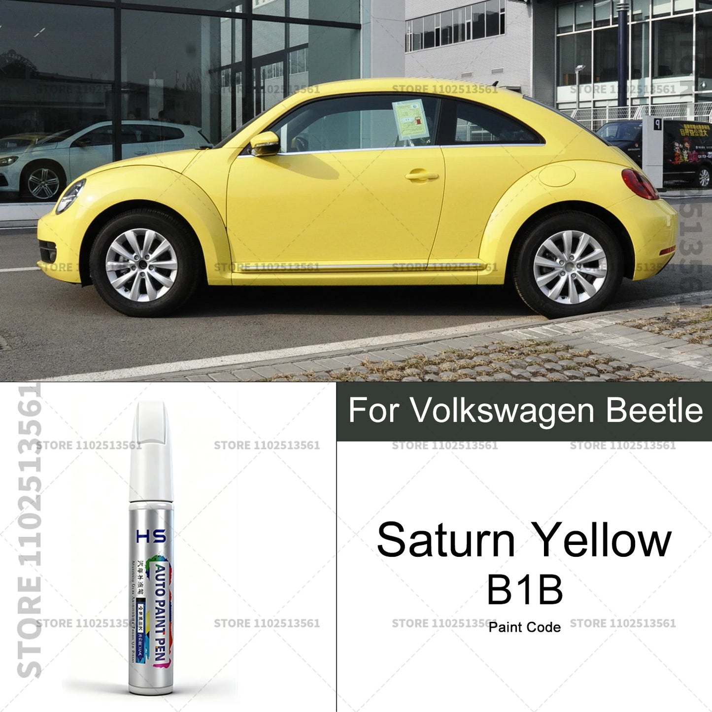 For Volkswagen Beetle Car Paint Repair Pen Touch Up Scratch Remover DIY Auto Accessories White Blue LZ5W Yellow 9U Black C9X